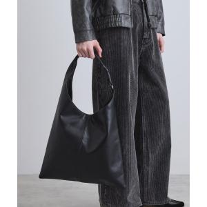 トートバッグ 「牛革使用」リアルレザートラペゾイドバッグ メンズ レディース