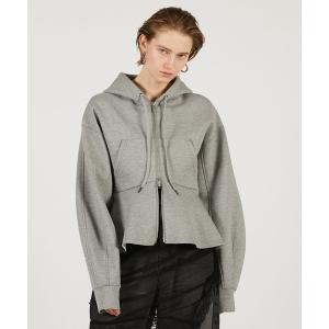 パーカー 「Pre-Order」ペプラムフーディパーカー / Peplum Hoodie レディース