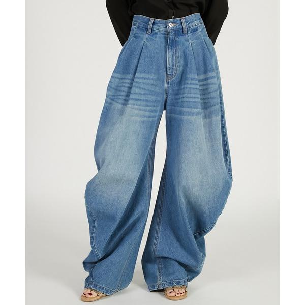 ジーンズ デニム デニムパンツ 「Pre-Order」ドレープデニムパンツ / Drape Deni...