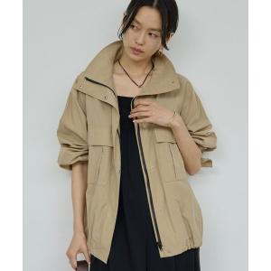 ブルゾン アウター 「CHIKAコラボ」ハイカラーブルゾン レディース