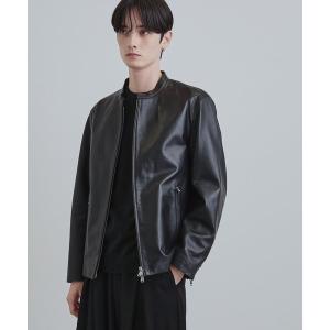 革ジャン ライダース 「本革」ラムレザーシングルライダース メンズ