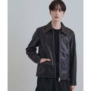 ブルゾン アウター 「本革」レザースポーツジャケット メンズ