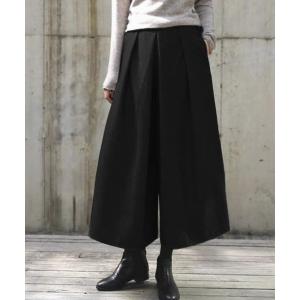 パンツ Aラインガウチョパンツ レディース