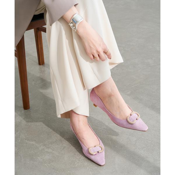 パンプス 3.5cmオーバルパーツパンプス