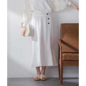 「MAYSON GREY」 ロングスカート S オフホワイト レディース