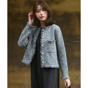 「23区」 ジャケット 38 ネイビー レディース