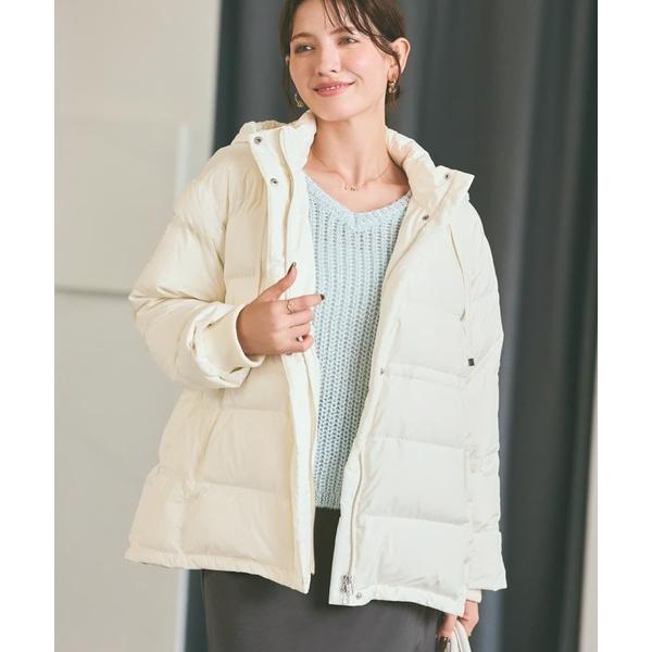 ダウンコート ダウンジャケット 「KAWADA FEATHER/撥水」4ポケットダウン 「低身長・小...