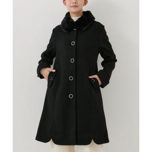 Olu.（オルドット） ノーカラーコート コート フラッフィーフェイク