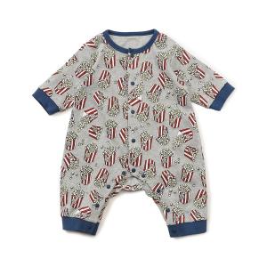 ベビー服 ロンパース 「リンク」ポップコーン柄カバーオール｜ZOZOTOWN Yahoo!店