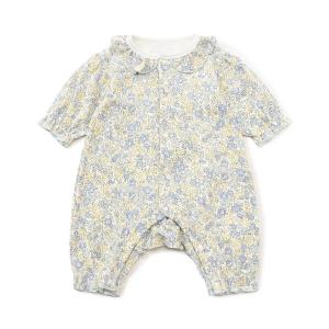ベビー服 ロンパース 「リンク」小花柄カバーオール