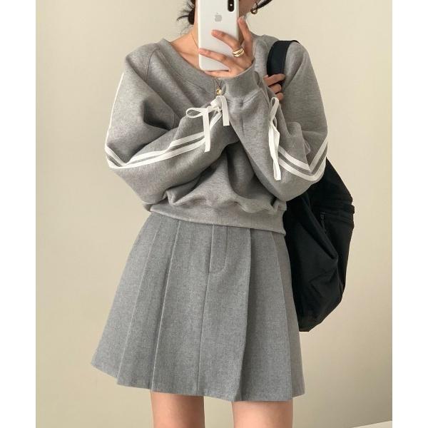 「by muni:r」 長袖ニット FREE グレー レディース