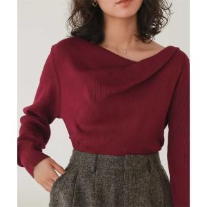 「titivate」 長袖ニット S レッド レ...の商品画像