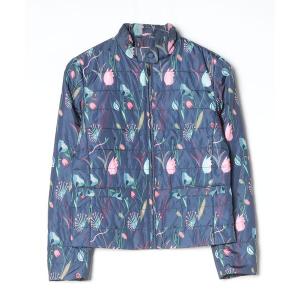 「miu miu」 ブルゾン 36 ネイビー レディース