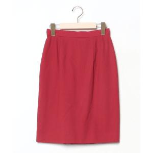 「Christian Dior」 タイトスカート M レッド レディース