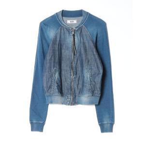 「DIESEL」 デニムジャケット X-SMALL ブルー レディース