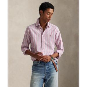 シャツ クラシック フィット ストライプド オックスフォード シャツ メンズ