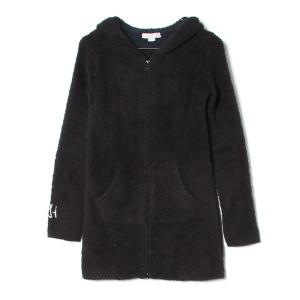 「BAREFOOT DREAMS」 ジップアップパーカー S ブラック レディース