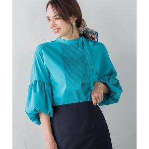 「Viaggio Blu」 7分袖ブラウス M ブルー レディース
