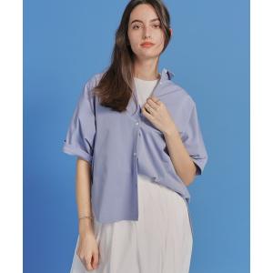 「saloon」 半袖シャツ FREE ブルー レディース