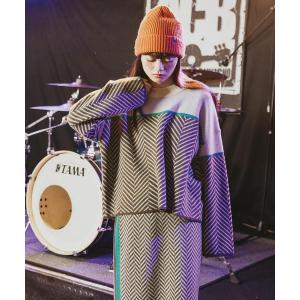 「niko and...」 長袖ニット FREE ブラウン レディース