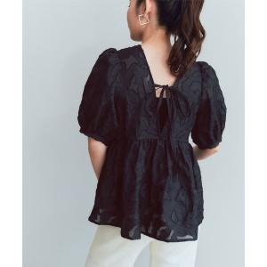 「titivate」 半袖ブラウス M ブラック レディース