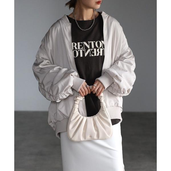 「Bonjour Sagan」 ブルゾン FREE グレイッシュベージュ レディース