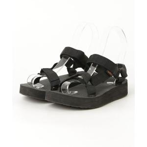 「Teva」 フラットサンダル 23cm ブラック レディース