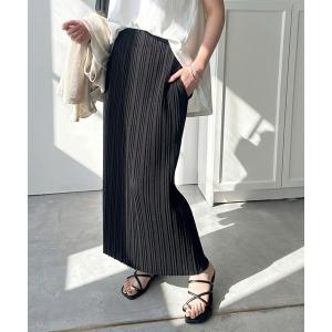 スカート 「-10cmカット可能」S-3Lサイズ展開/接触冷感！セルフカットプリーツナロースカート