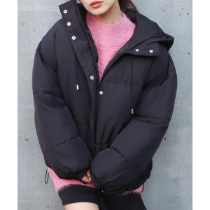 ダウンコート ダウンジャケット 配色ファイバーダウンジャケット レディース