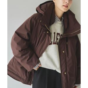 ダウンコート ダウンジャケット 「追加」2WAY撥水ダウンハーフコート レディース