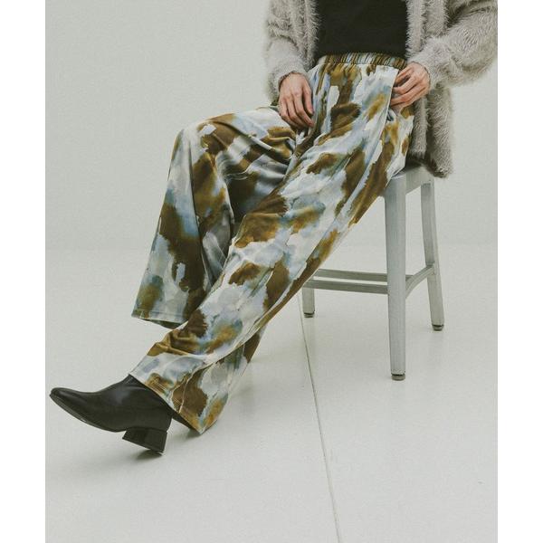 パンツ ベロアプリントイージーパンツ/634503 レディース