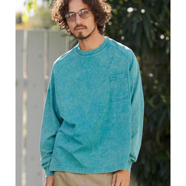 tシャツ mlt5516- Snow Wash Pocket Long Sleeve Tee カット...