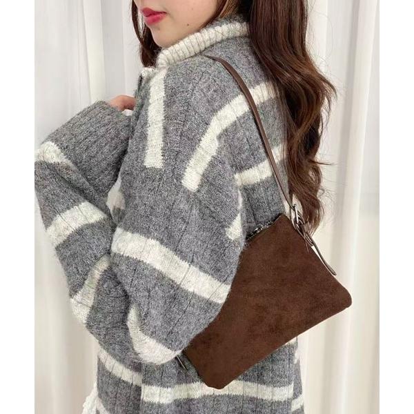 ショルダーバッグ バッグ スエードショルダーバッグ レディース