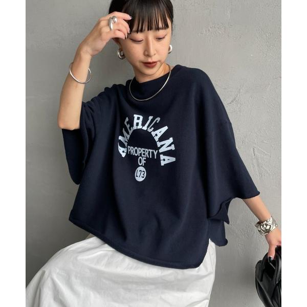 トレーナー スウェット 「Americana/アメリカーナ」 別注 カレッジプリント カットオフ ス...