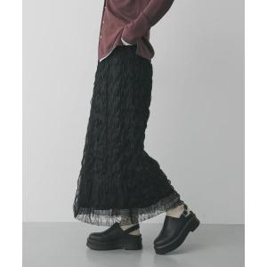 スカート ウェーブチュールスカートの商品画像