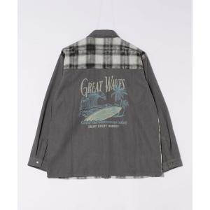 ブラウス シャツ 「Kahiko」SURF＆Palms コールシャツ レディース