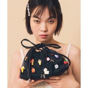 ショルダーバッグ バッグ Casselini(キャセリーニ)チャーム付きショルダーバッグ レディース