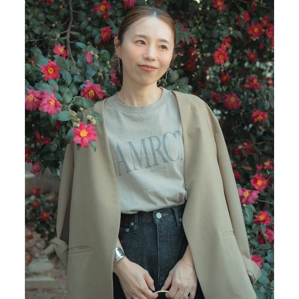 tシャツ 「Americana/アメリカーナ」 別注 AMRCN ロゴプリント Tシャツ「追加」 レ...