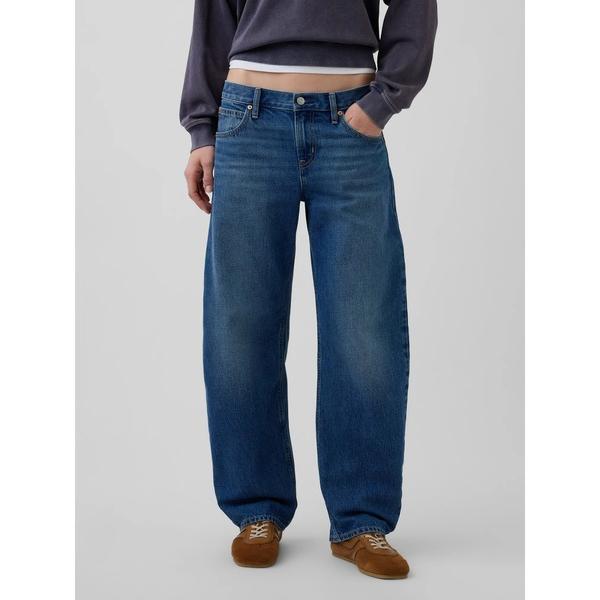 ジーンズ デニム デニムパンツ ローライズ バレルデニム レディース