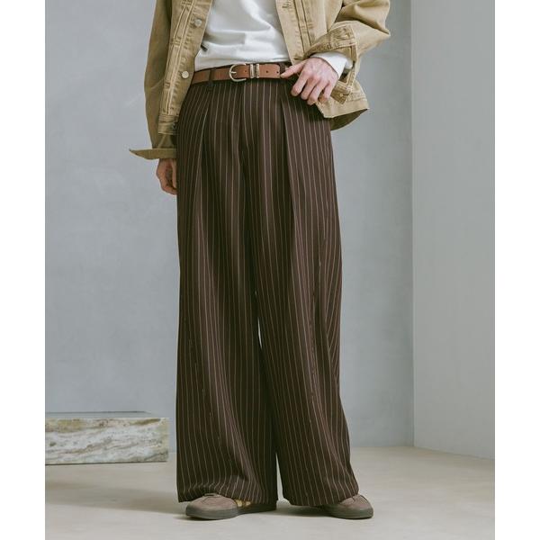 ワイドパンツ スラックス CURVE SEAM WIDE SLACKS / カーブシームワイドスラッ...
