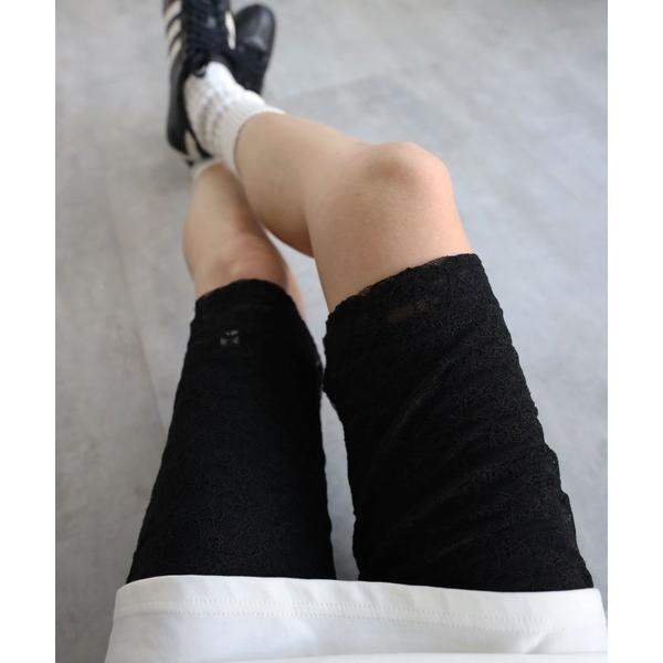 レギンス スパッツ 「ルーズハーフレギンス/バイカーパンツ」レースバイカー/チュールバイカー レディ...