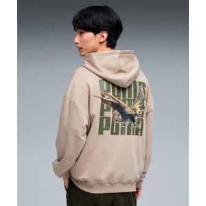 トレーナー スウェット PUMA プーマ ユニセックス PUMA x モンスターハンターワイルズ フーディ バッ メンズ レディース