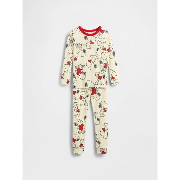 パジャマ スヌーピー オーガニック ブラッシュドコットン パジャマセット (幼児・ベビー) キッズ ...