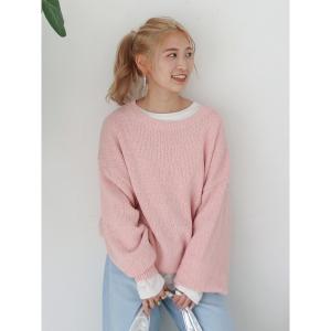 ニット セーター スラブルーズニット レディース