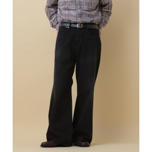 ジーンズ 12ozデニム/バギーワイドフレアパンツ「セットアップ対応」 メンズ