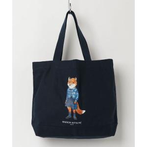 「Maison Kitsune」 ハンドバッグ U ネイビー レディース