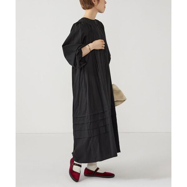 「SHIPS any」 長袖ワンピース ONE SIZE ブラック レディース