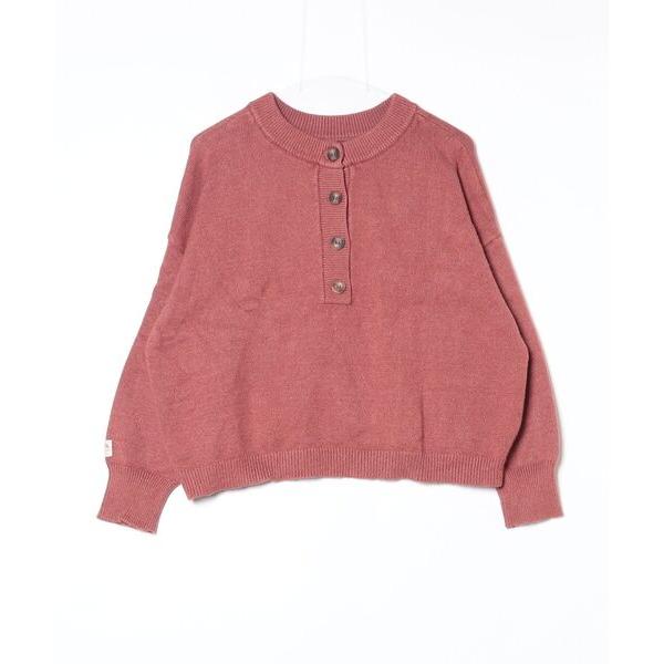 「Java」 長袖ニット SMALL スモークピンク レディース