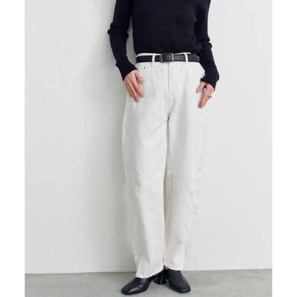 ワイドパンツ ジーンズ デニム デニムパンツ カーブデニム レディース