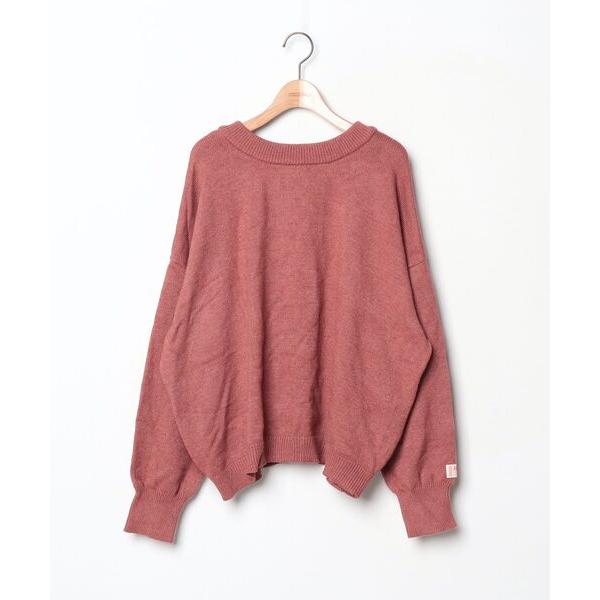 「Java」 長袖ニット MEDIUM ブラウン レディース